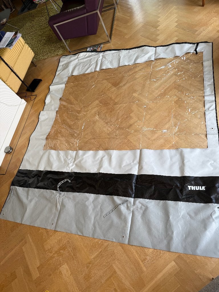 Thule Rainblocker zijwand uitval 2.50m en voorwand G152, Caravans en Kamperen, Caravan accessoires, Ophalen, Nieuw