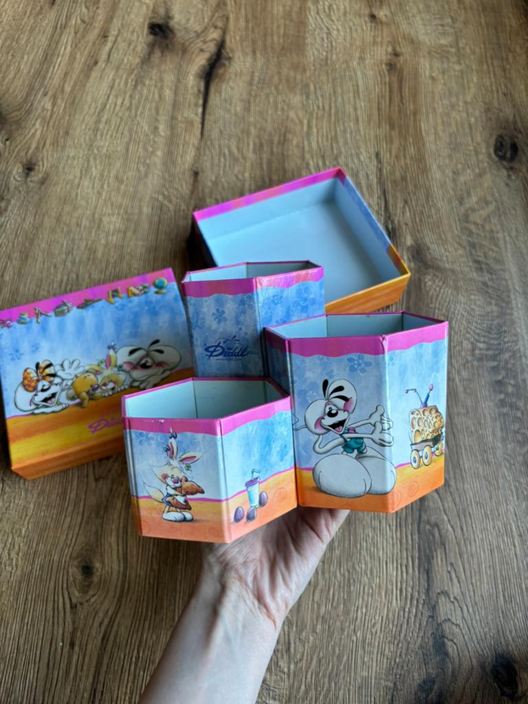 Diddl pennen bakje in opberg doos, Ophalen of Verzenden, Gebruikt, Overige typen