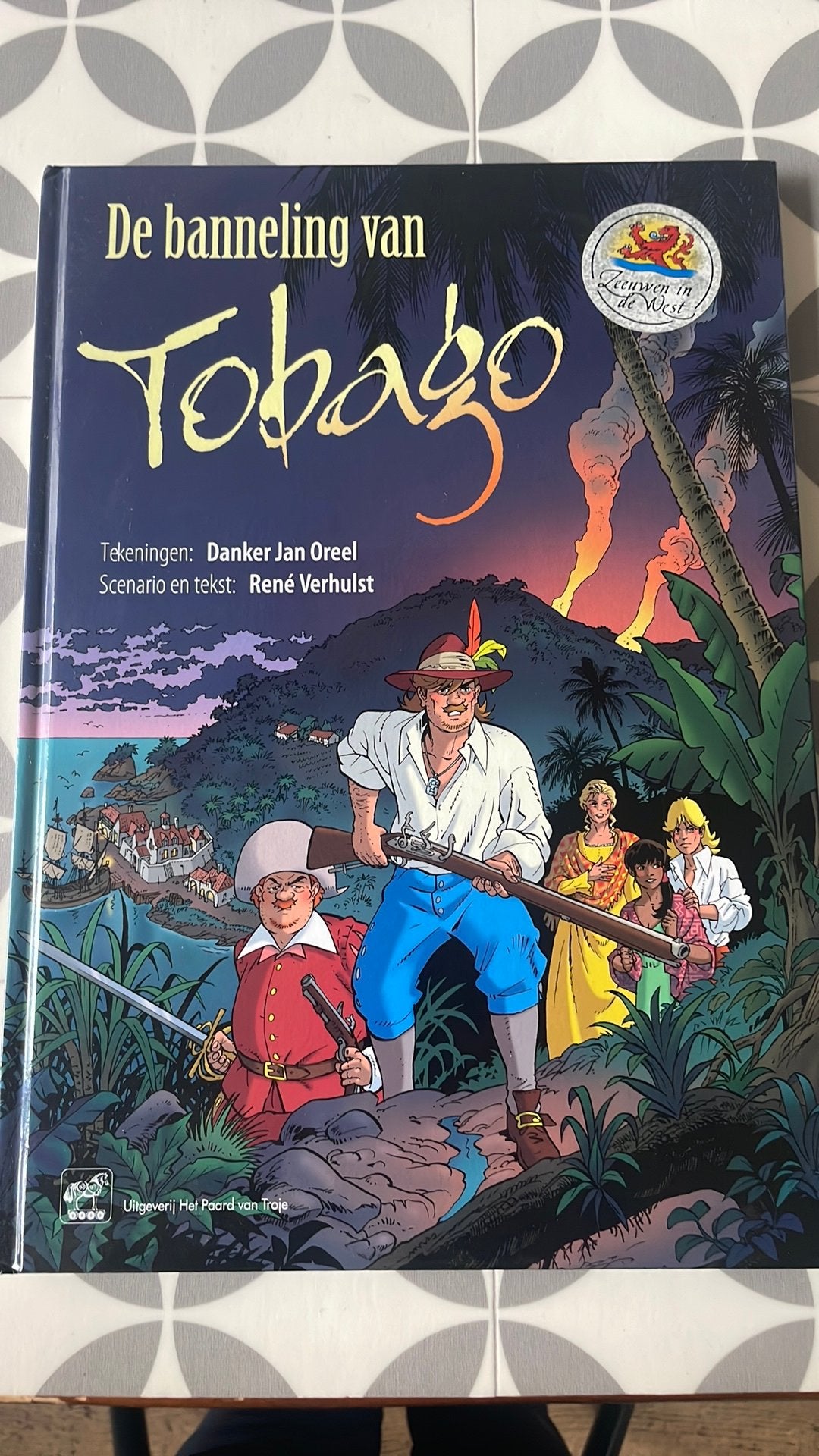 Rene Verhulst - De banneling van Tobago, Rene Verhulst, Eén stripboek, Ophalen of Verzenden, Zo goed als nieuw