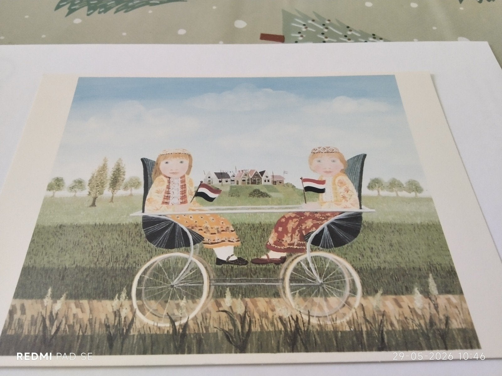 ANSICHTKAART Laetitia de Haas - Koninginnedag op Marken, Ophalen of Verzenden, Voor 1920, Klederdracht