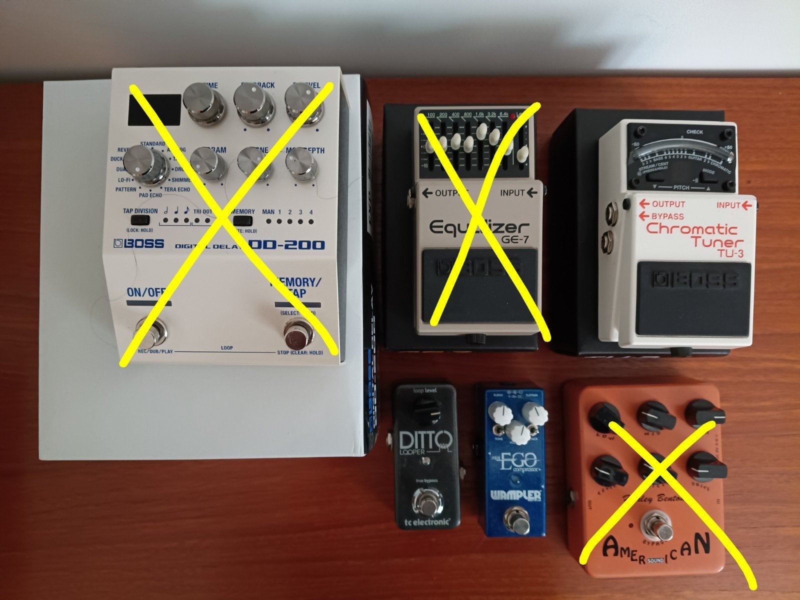 Effecten gitaar. Boss, Wampler, ..., Muziek en Instrumenten, Effecten, Verzenden, Zo goed als nieuw, Delay of Echo