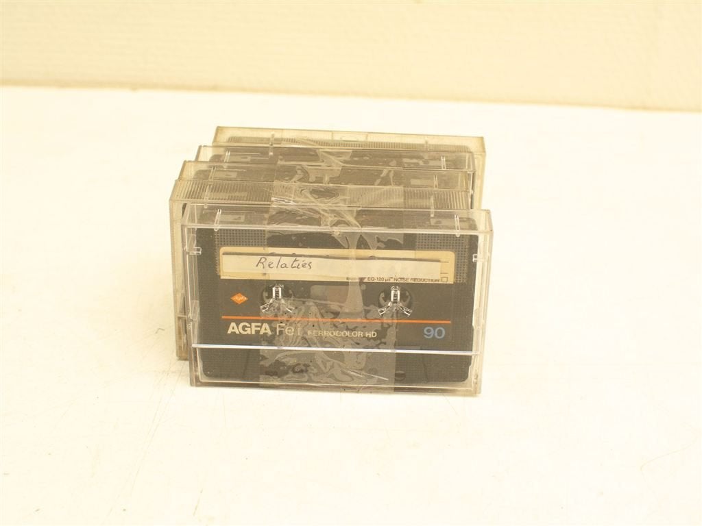 5 Agfa cassettebandjes 31236, Ophalen of Verzenden, Gebruikt, Overige genres, 1 bandje