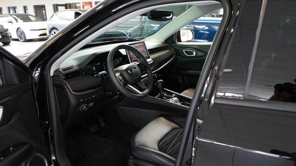 Jeep Compass 4xe 240 Hybride (bj 2022, automaat), Auto's, Automaat, Stof, 4 cilinders, Zwart
