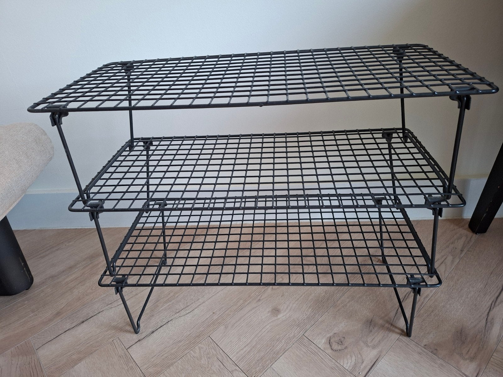 3x IKEA GREJIG schoenenrek zwart 58x27x17 cm, Huis en Inrichting, Ophalen, Zo goed als nieuw