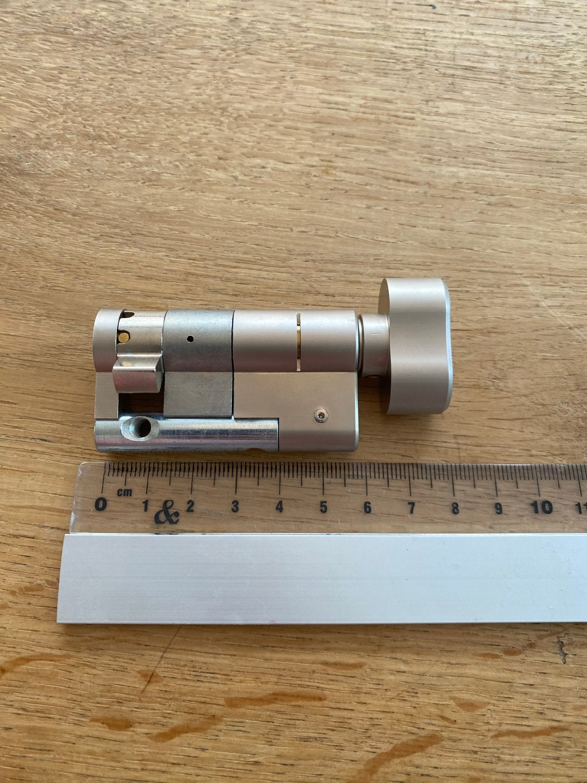 M&C Cilinder Blind met Draaiknop 47mm, Ophalen of Verzenden, Gebruikt, Slot