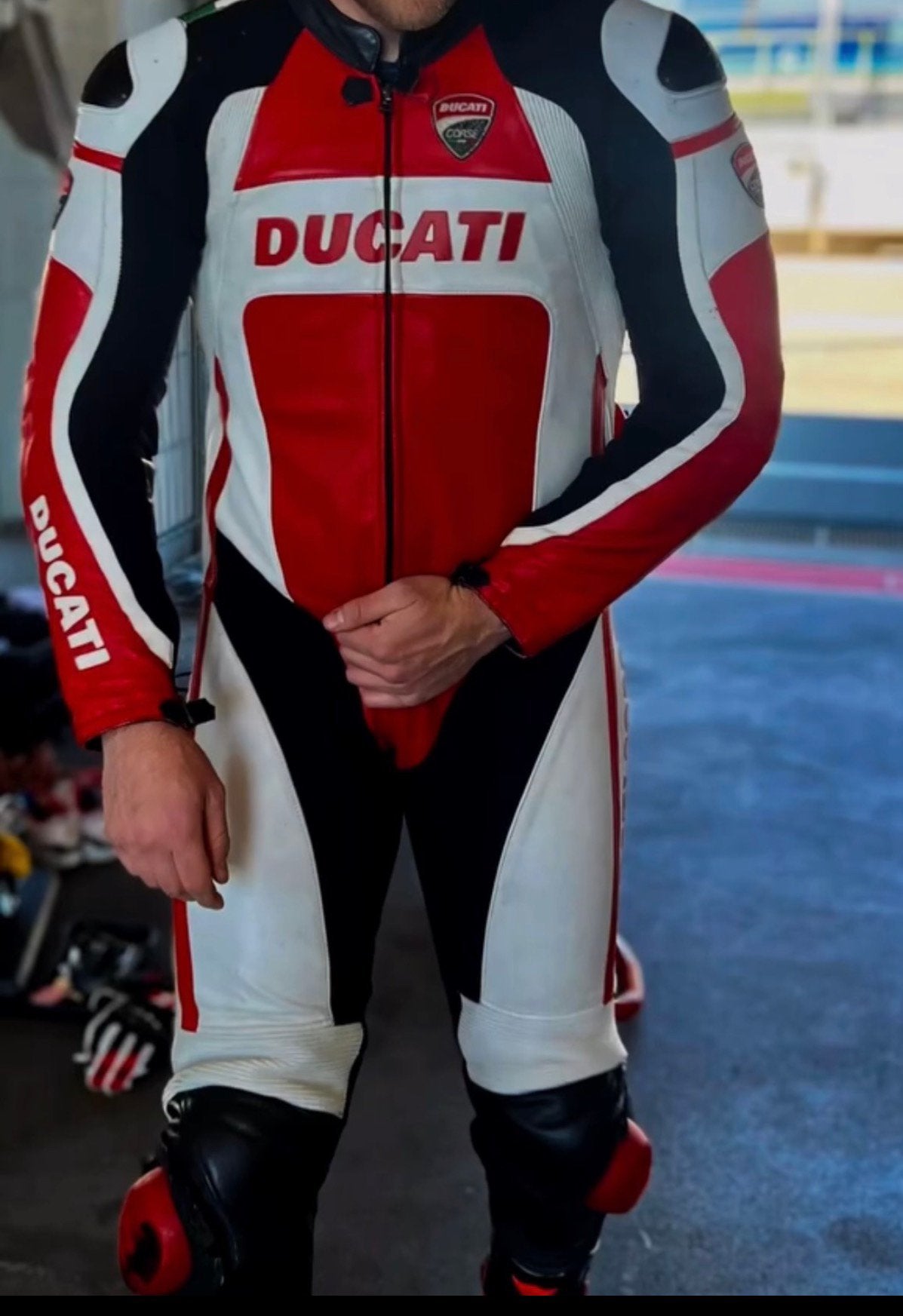 Ducati Dainese motorpak maat 58 – 1-delig - 375,-, Motoren, Kleding | Motorkleding, Ophalen, Tweedehands, Heren, Combipak