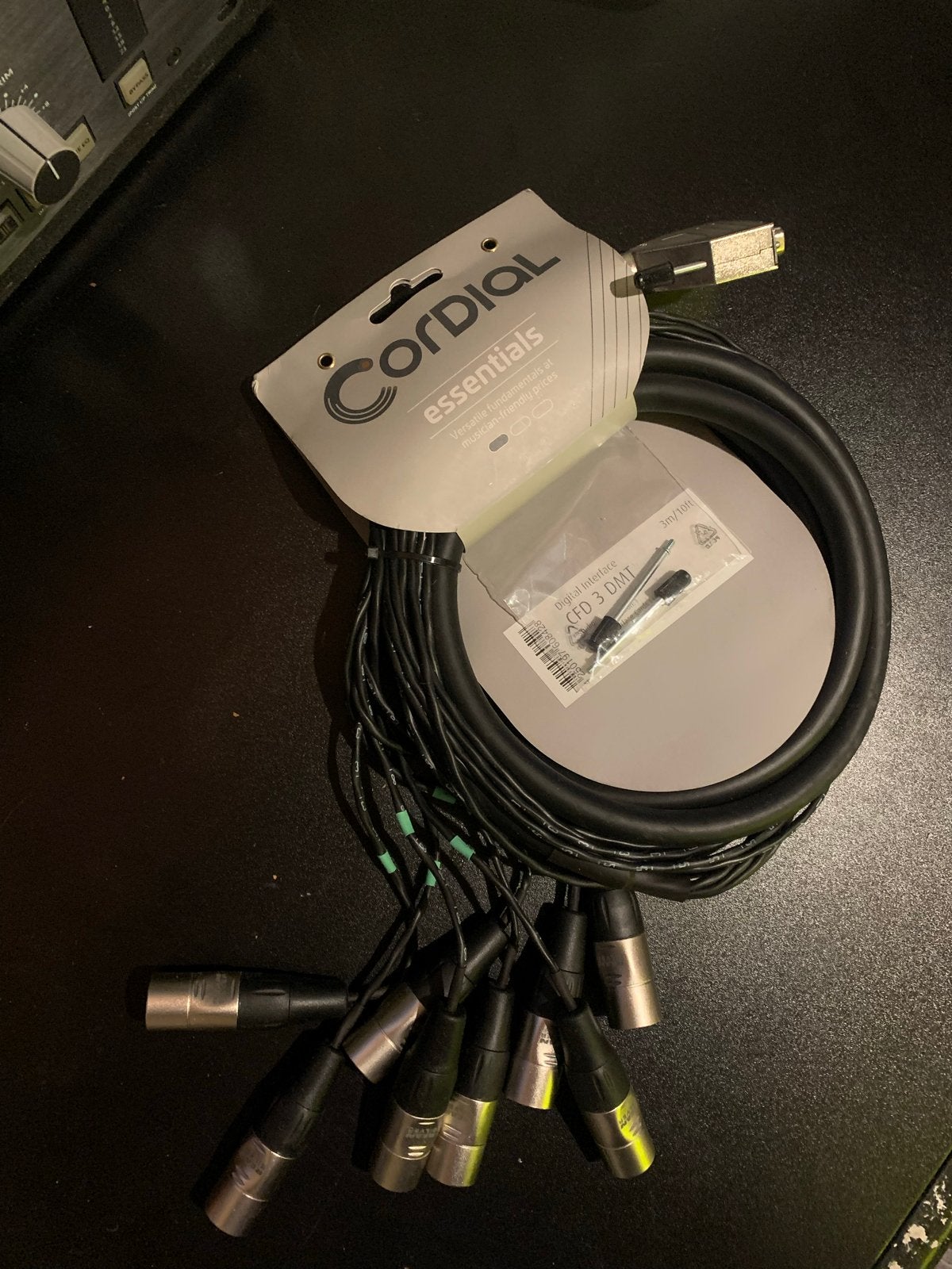 Nieuwe Cordial DSub 8x XLR male kabel CFD 3 DMT, Muziek en Instrumenten, Ophalen of Verzenden, Nieuw, Apparatuur