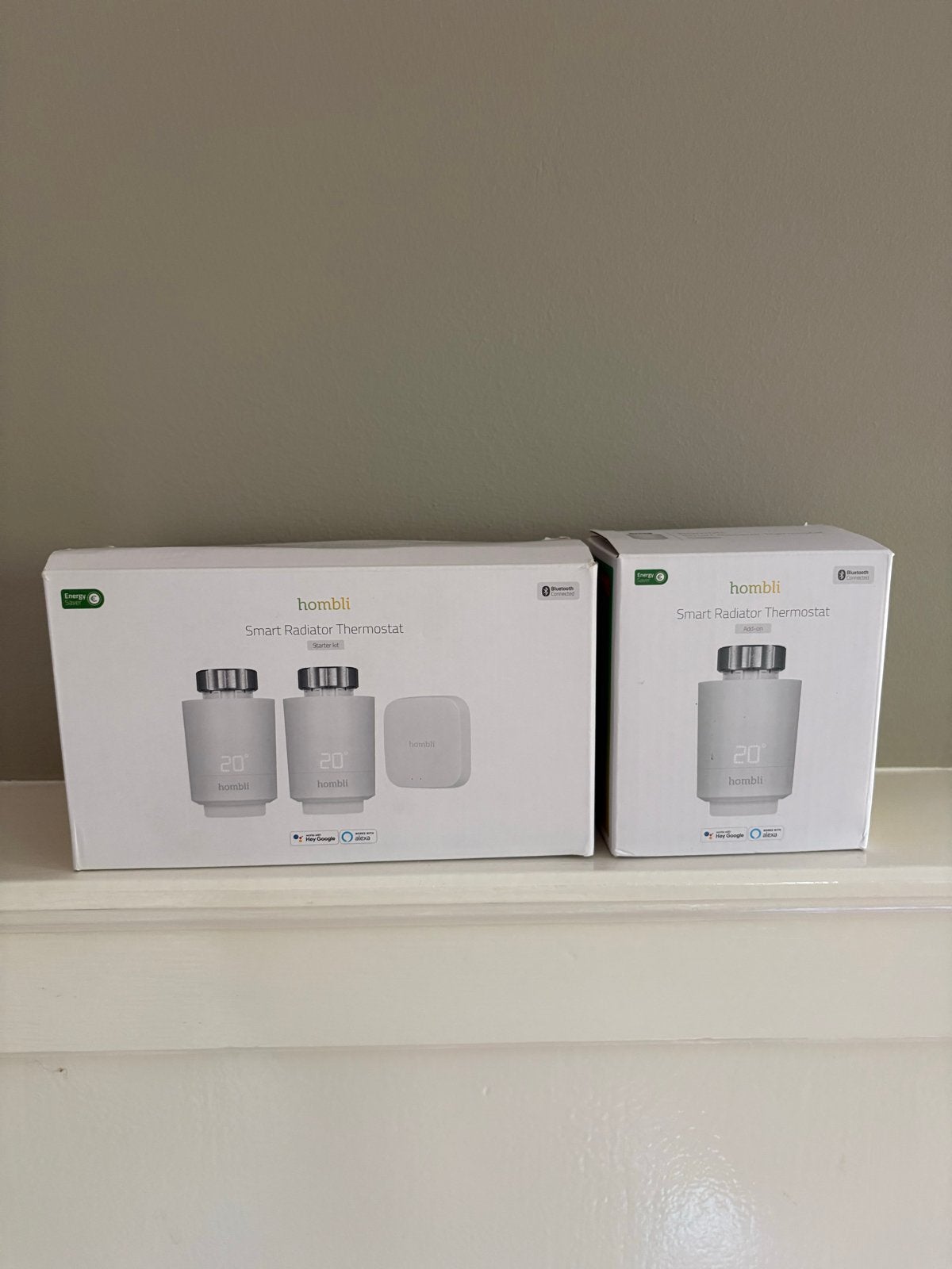 Hombli Smart Radiator Thermostaten (3x) + Bridge, Ophalen of Verzenden, Zo goed als nieuw, Radiator