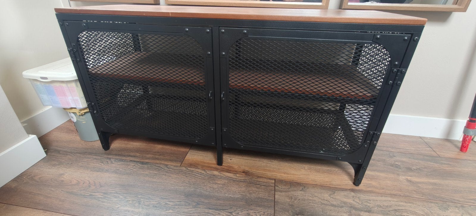 tv kast, Ophalen, Vrijstaande haard, Elektrische haard