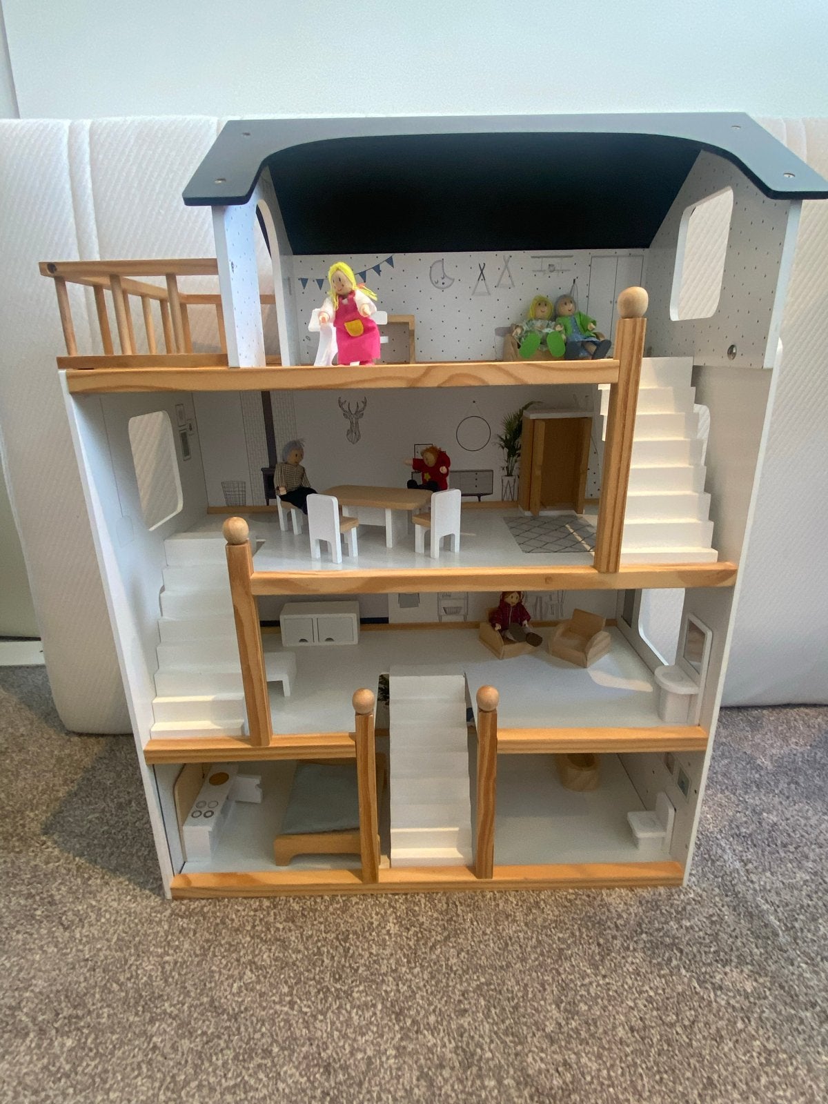 Petite Amélie Poppenhuis - Zo goed als nieuw, Ophalen, Zo goed als nieuw, Poppenhuis