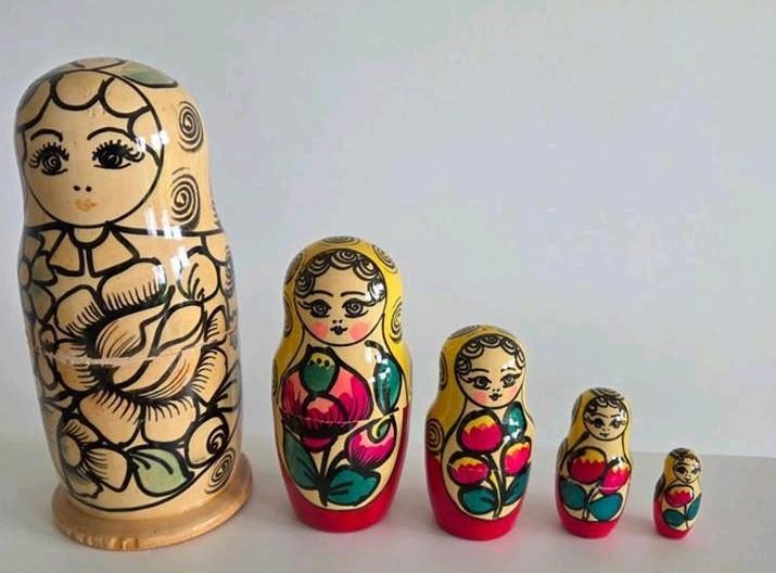 5 Mooie matroesjka's, Verzamelen, Poppetjes en Figuurtjes, Ophalen of Verzenden, Zo goed als nieuw