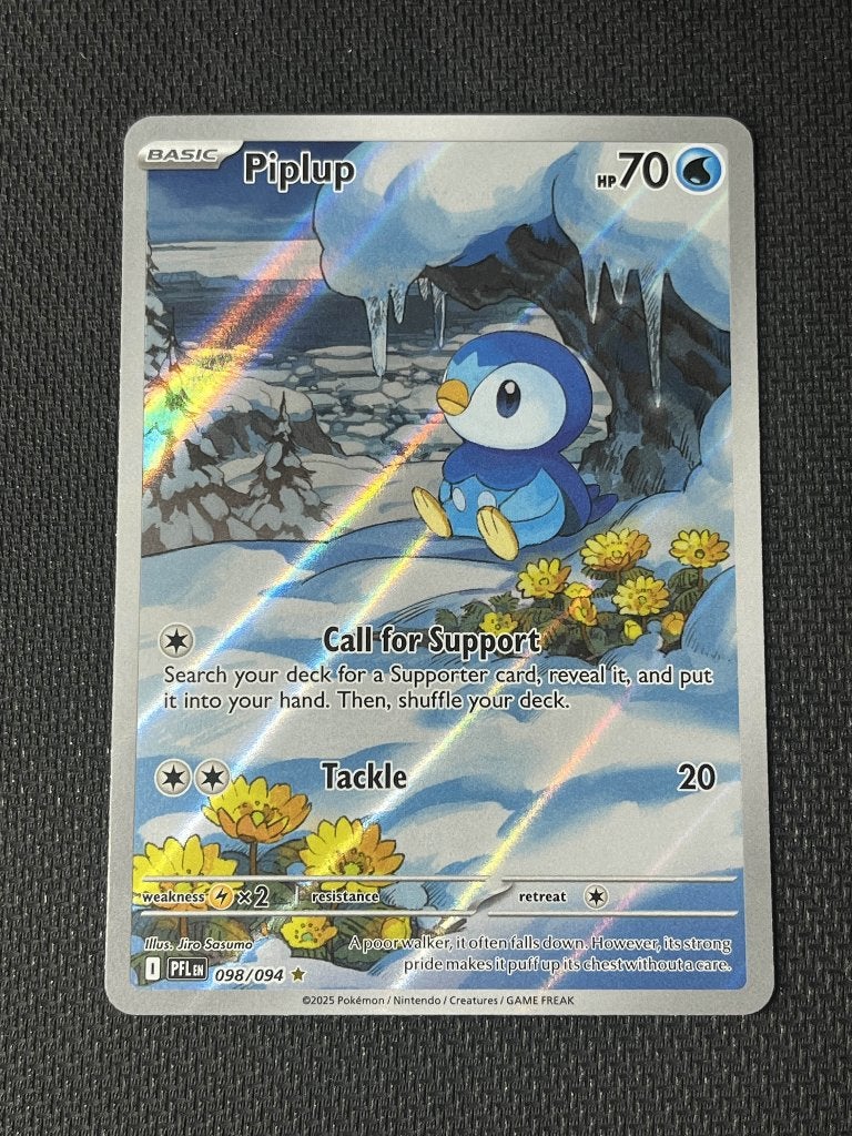 Piplup (PFL 098), Ophalen of Verzenden, Nieuw, Losse kaart, Foil