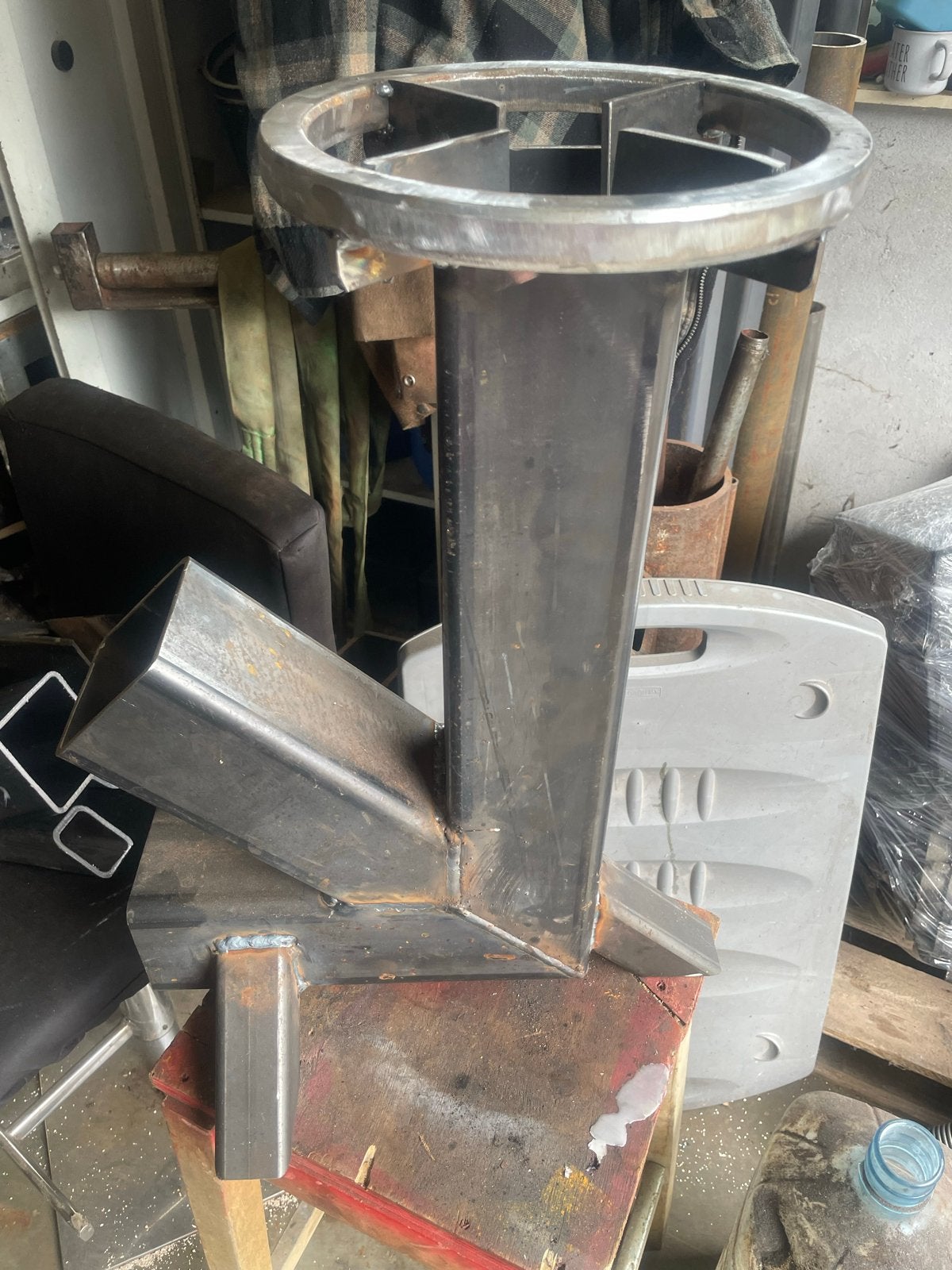 Robuuste Rocket Stove - Efficiënt en Draagbaar, Ophalen of Verzenden, Zo goed als nieuw, Vuurkorf