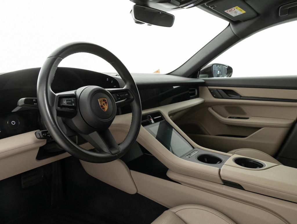 Porsche Taycan, Auto's, Porsche, Achterwielaandrijving, Gebruikt, Zwart, 18 min