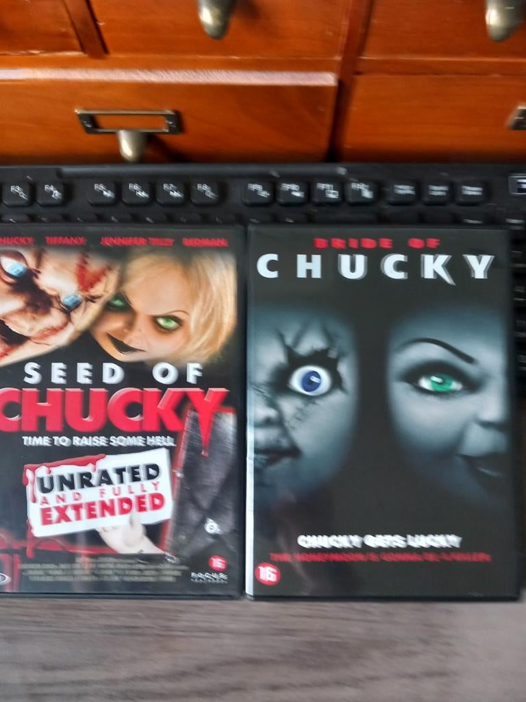 Chucky DVD's - Bride of Chucky & Seed of Chucky, Vanaf 16 jaar, Ophalen of Verzenden, Gebruikt, Slasher