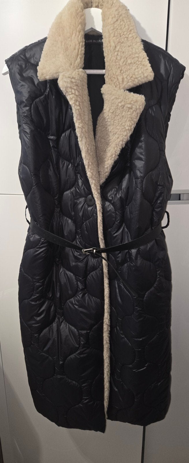 Nieuwe gewatteerde bodywarmer met teddy voering, Kleding | Dames, Bodywarmers, Zwart, Maat 42/44 (L), Nieuw, Ophalen of Verzenden