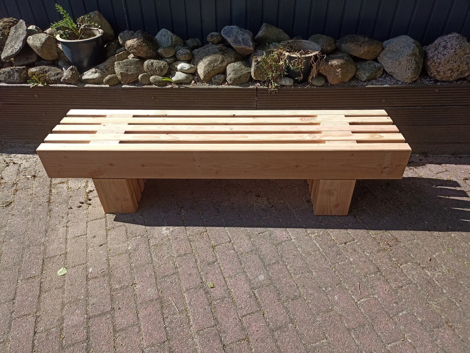 Douglas houten bank - 190x44x45 cm, Ophalen, Nieuw, Hout