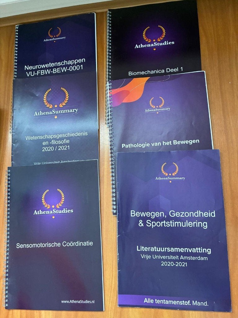 Boeken en samenvattingen Bewegingswetenschappen VU, Ophalen, Overige vakken, Diverse auteurs, Zo goed als nieuw