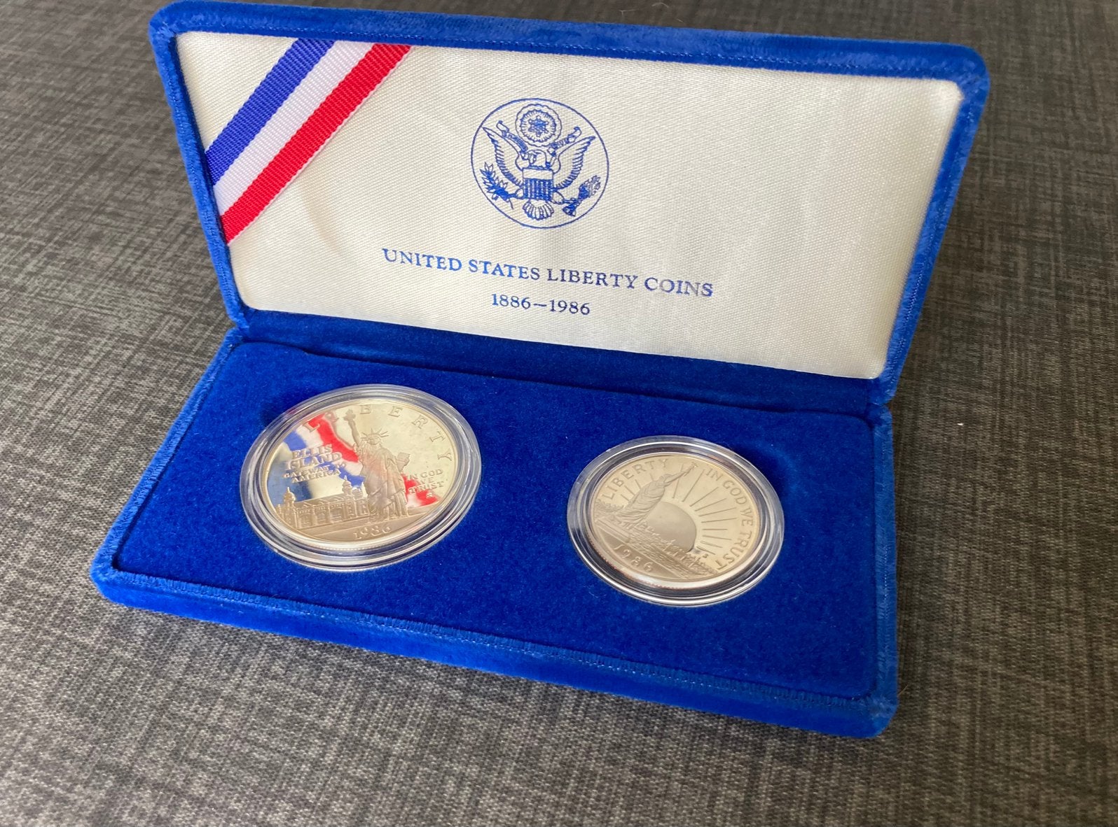 United States Liberty Coins 1886-1986, Postzegels en Munten, Munten | Amerika, Ophalen of Verzenden, Noord-Amerika, Setje, Zilver