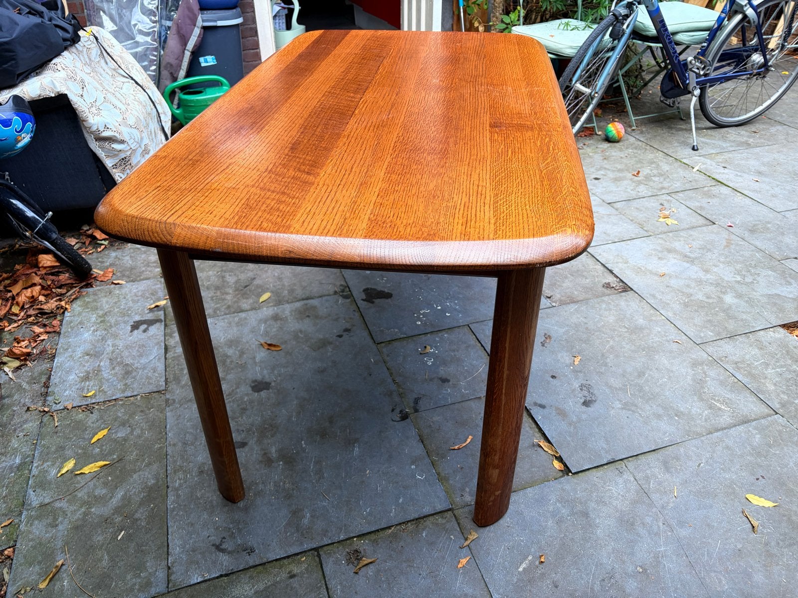 Deens design teakhouten tafel - Midcentury Modern, Ophalen of Verzenden, Gebruikt, Teakhout