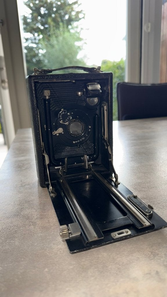 Vintage Erko Plaat/Balg camera - Zeldzaam verzamelobject, Ophalen of Verzenden, Gebruikt, Compact, Overige Merken