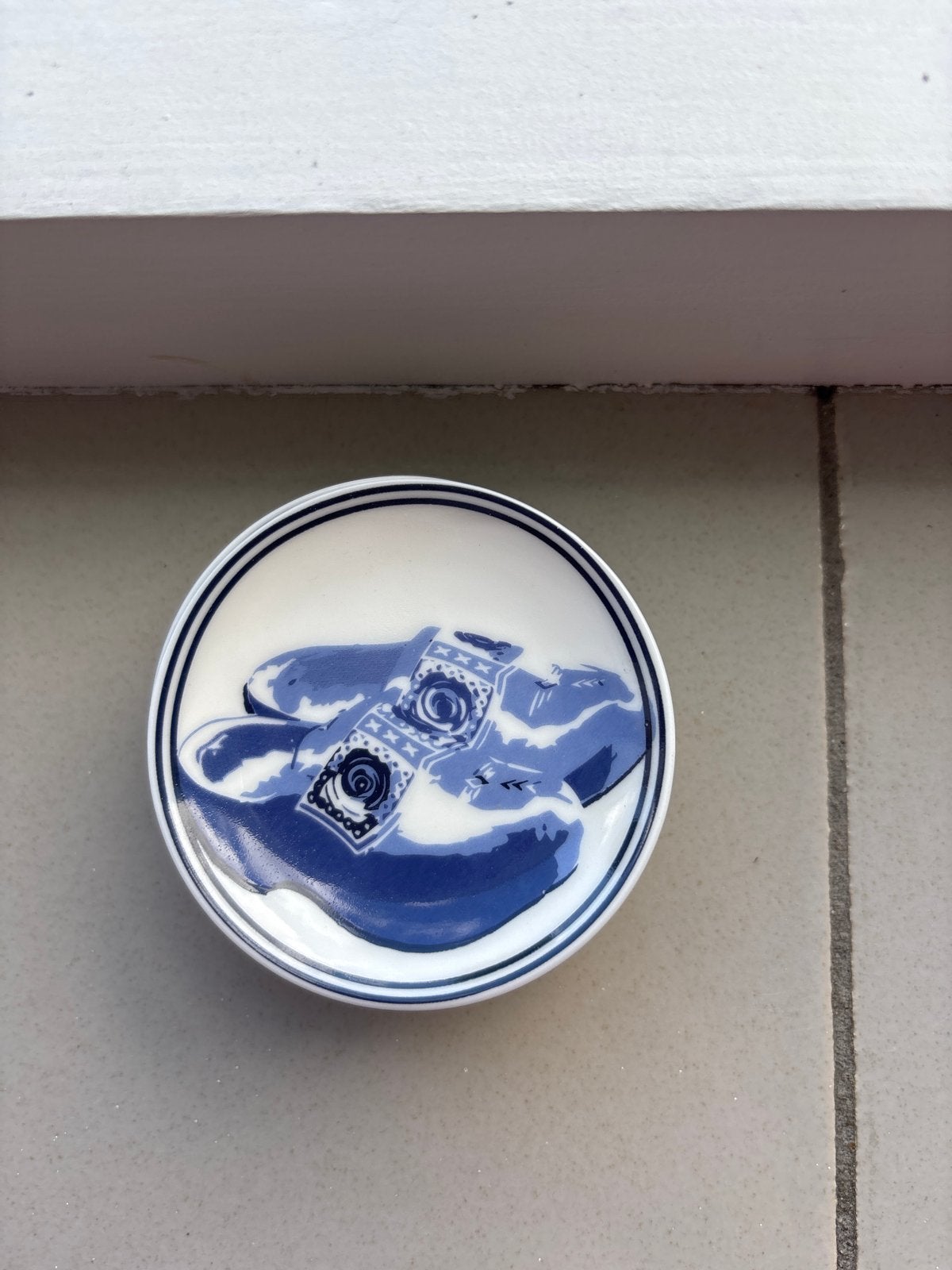 Delfts blauwe decoratieve bordjes set, Ophalen of Verzenden