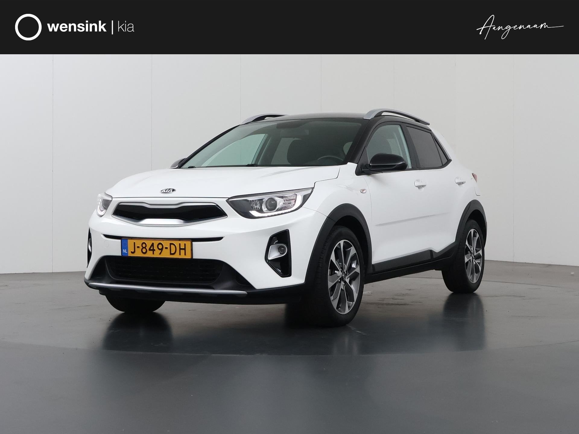 Kia Stonic 1.0 T-GDi Sports Edition | Navigatie | Achteruitr, Auto's, Voorwielaandrijving, Gebruikt, Euro 6, Leder en Stof