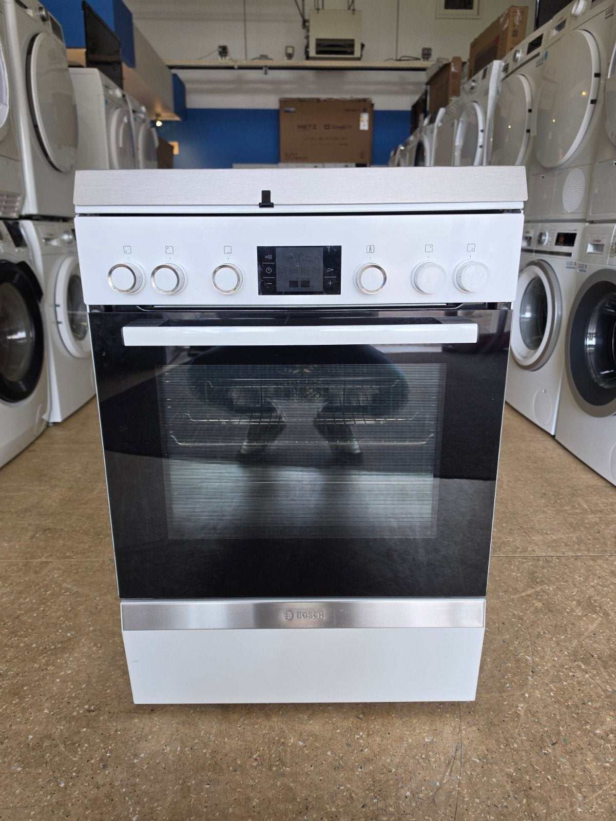 Bosch 4 pits gasfornuis | Hete lucht oven | Gratis thuis 🚚✅, Bosch, Jirnsum, Hete lucht, 60 cm of meer