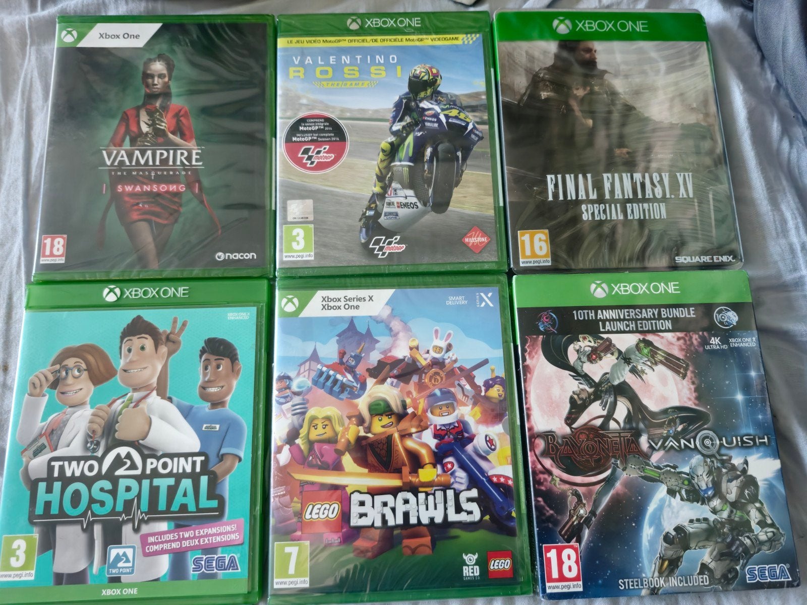 6 xbox one games 1 koop, 1 speler, Ophalen, Zo goed als nieuw, Vanaf 3 jaar