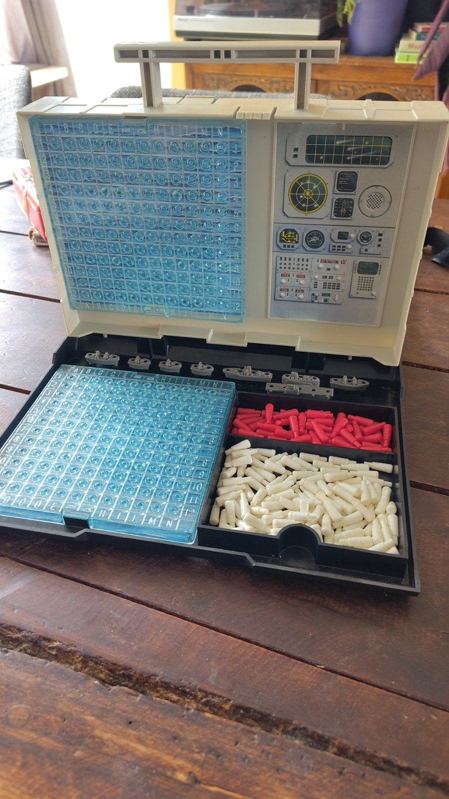 Vintage Zeeslag Spel - Compleet en in Goede Staat, Ophalen, Een of twee spelers, Reisspel, Gebruikt
