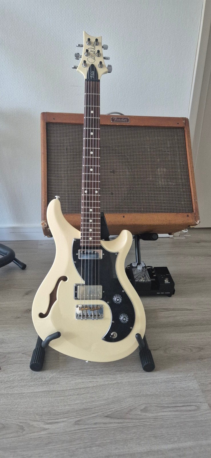PRS S2 Vela semi hollow, Ophalen, Zo goed als nieuw, Solid body, Paul Reed Smith