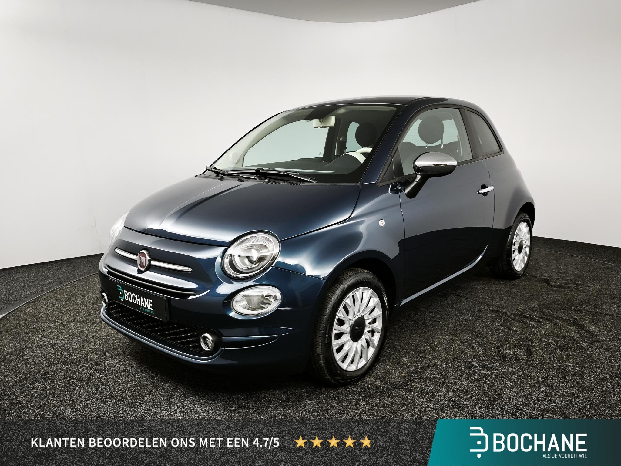Fiat 500 1.0 Hybrid | Pack Style | Tech Pack |, Stof, Gebruikt, Met garantie (alle), Handgeschakeld