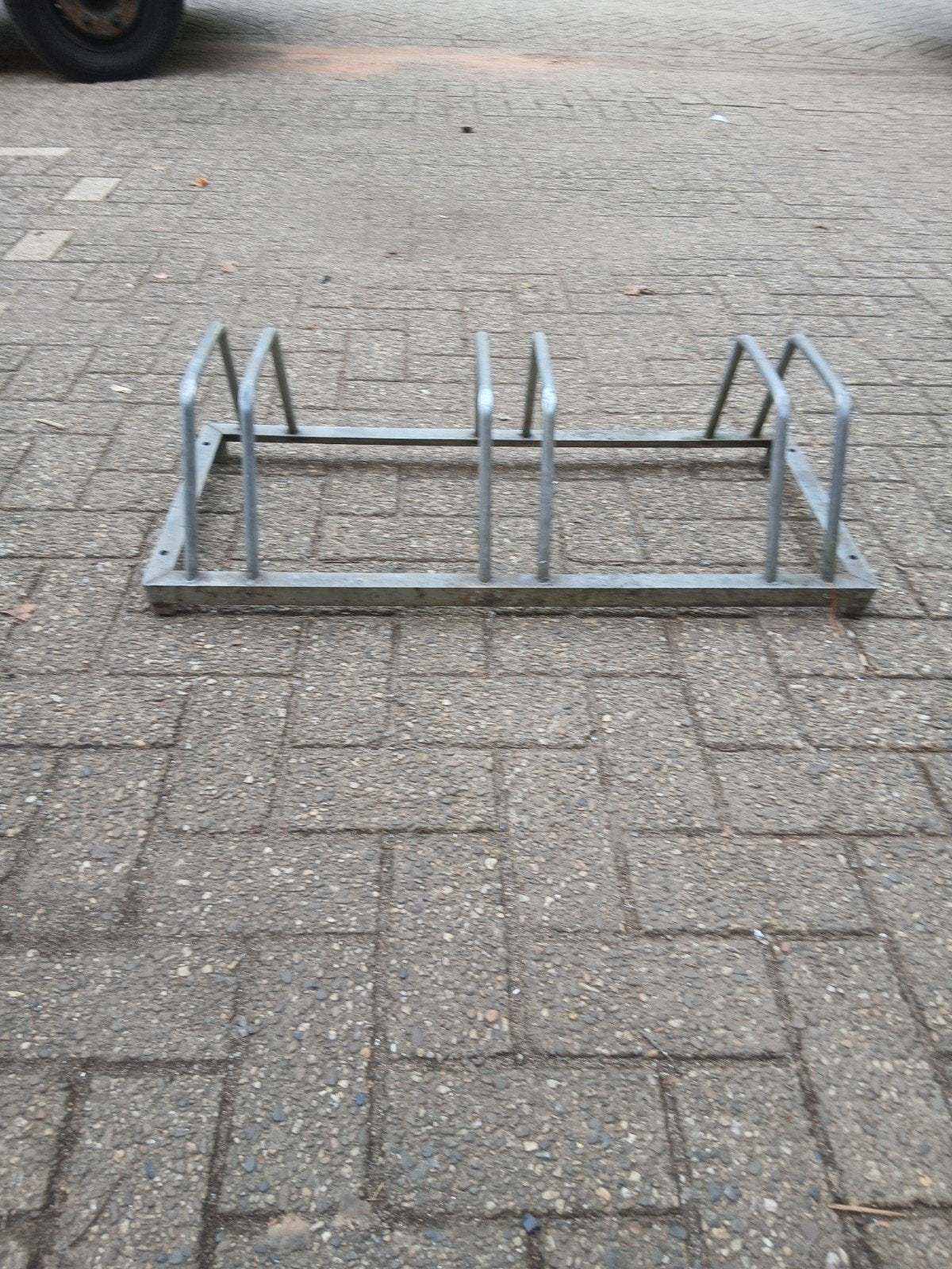 Fietsenrek voor 3 fietsen - 90 cm breed, Fietsen en Brommers, Ophalen, Gebruikt
