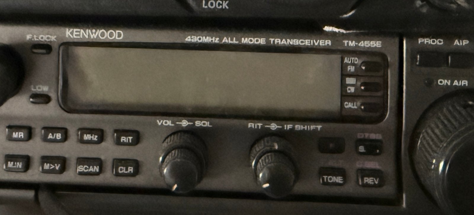 Kenwood TM-455E 430 MHz All Mode Transceiver, Telecommunicatie, Zenders en Ontvangers, Ophalen of Verzenden, Gebruikt, Zender en Ontvanger