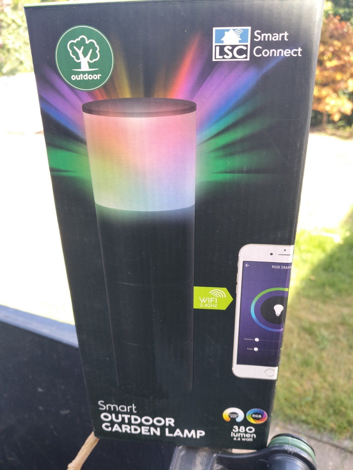 LSC Smart Connect WiFi Buiten Tuinlamp - RGB LED, Ophalen, Kunststof, Minder dan 50 watt, Nieuw