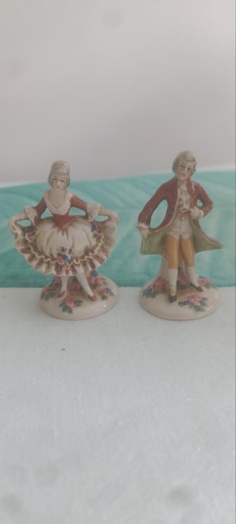 Twee Rococo Dansers Beeldjes - Jaren '20 Stijl, Ophalen of Verzenden