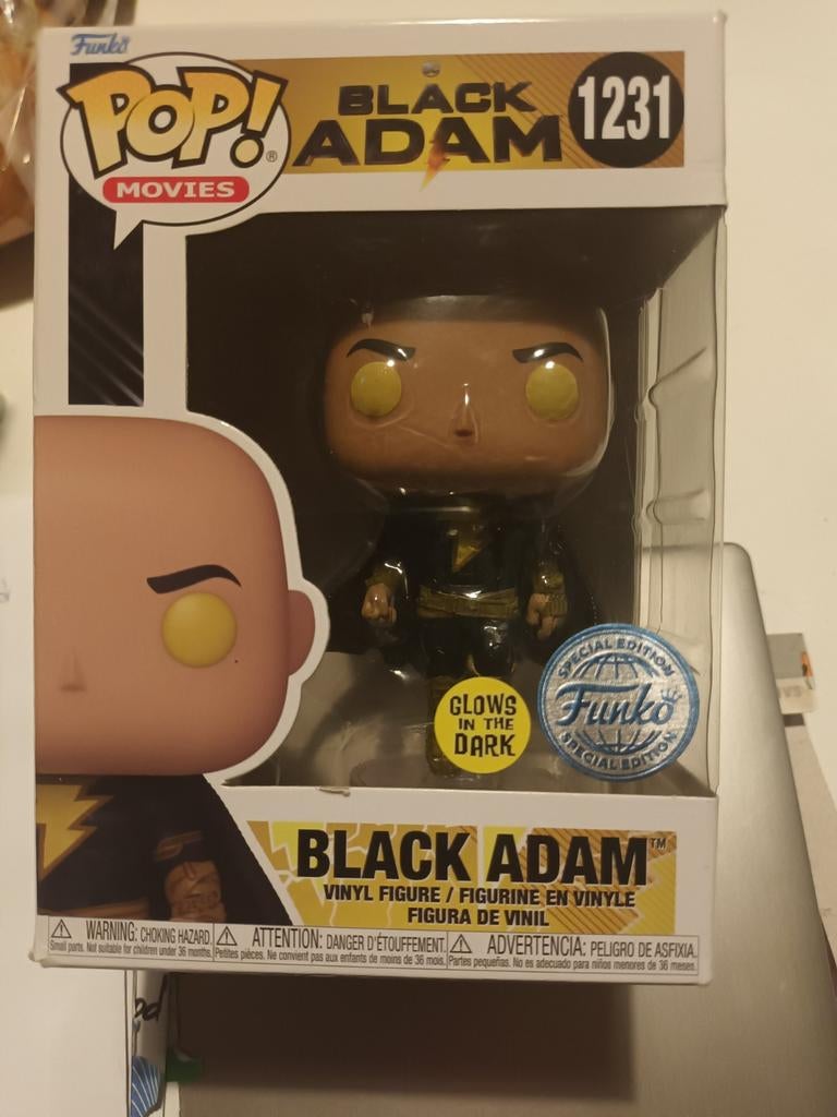 Funko Pop! Black Adam #1231 Glows in the Dark Special Ed., Ophalen of Verzenden, Nieuw