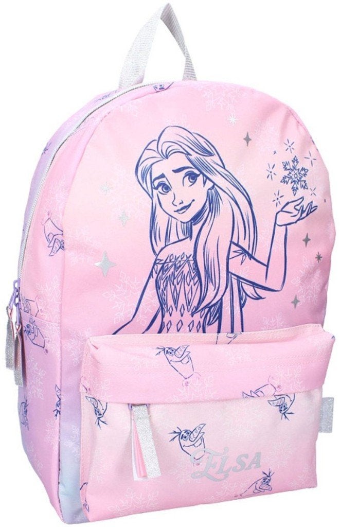 Disney Frozen Elsa Rugzak Roze 36 cm – Schooltas, NVT, 25 tot 40 cm, Nieuw, NVT