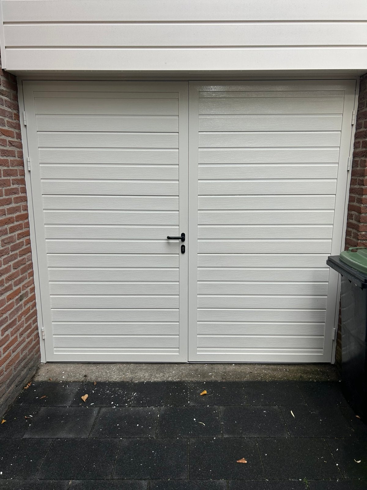 Aluminium openslaande garagedeur, Ophalen, 225 cm of meer, Overige typen, Aluminium