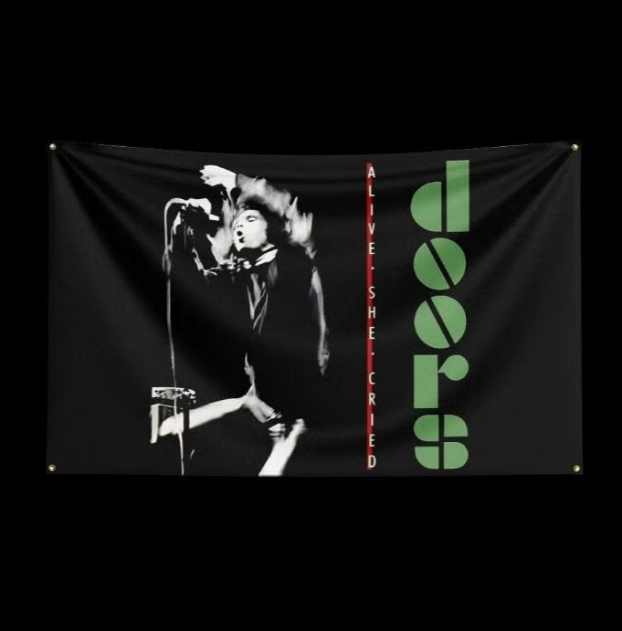 Grote vlaggen The Doors (150x90cm), Ophalen of Verzenden, Nieuw