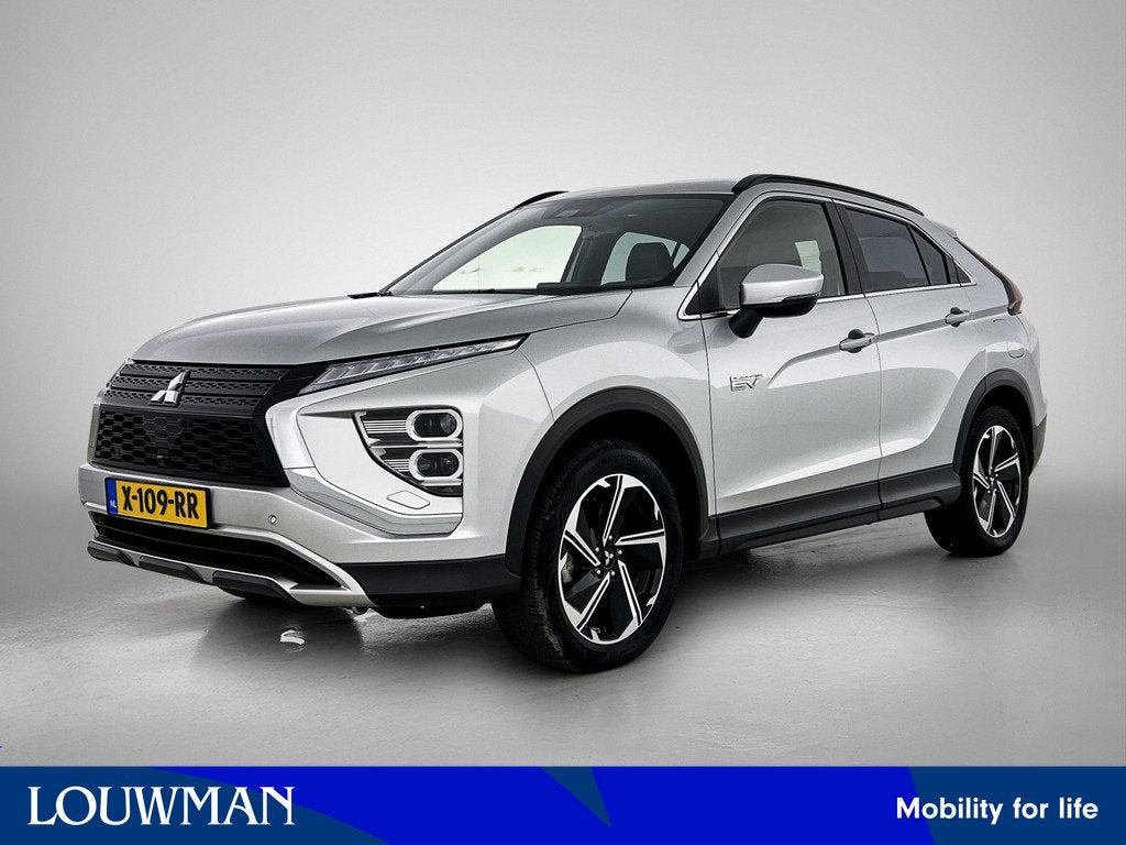 Mitsubishi Eclipse Cross 2.4 PHEV Instyle | Trekhaak | Origi, Auto's, Mitsubishi, Automaat, 4 cilinders, Leder en Stof, 120 €/maand