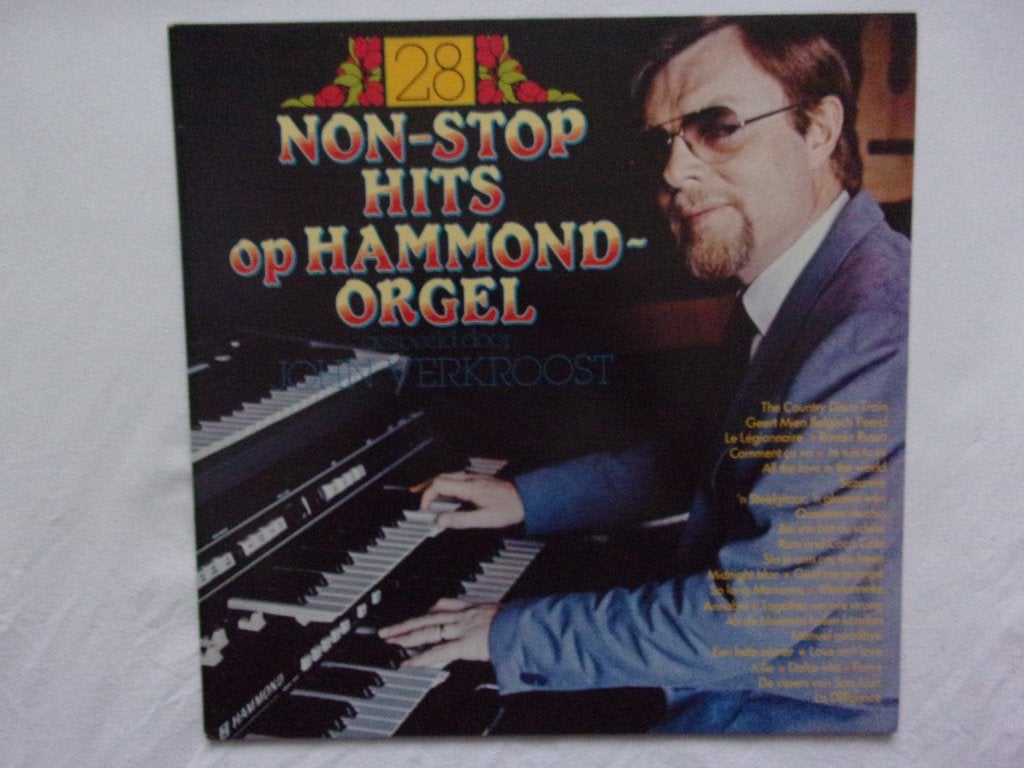 John Verkroost - 28 non stop hits op hammond orgel LP, Ophalen of Verzenden, Gebruikt, 12 inch, LP
