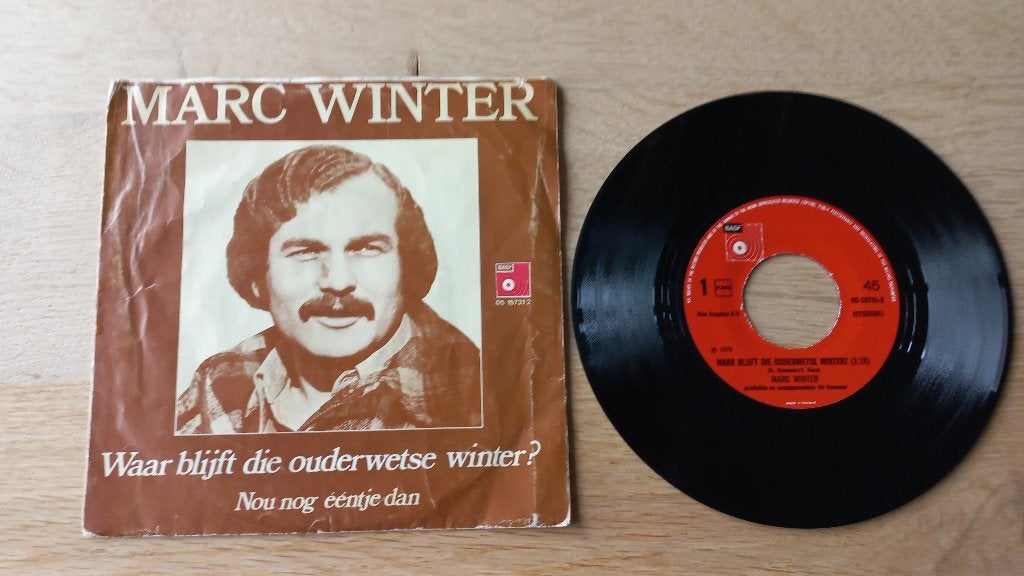 marc winter, Gebruikt, Fotohoes, 7 inch, Ophalen of Verzenden
