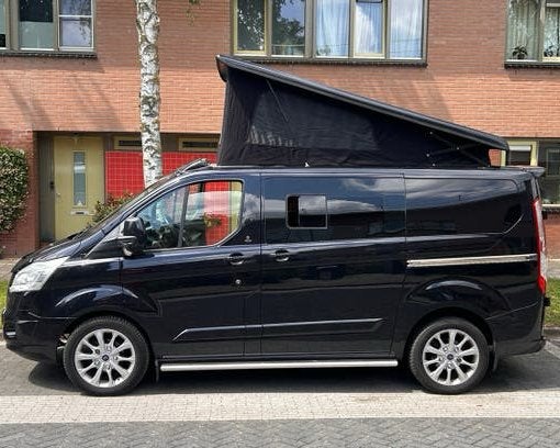 Ford Transit Custom 155PK Camper RDW | 5 Zits  | APK 07-202, Hefdak, Ford, Tot en met 2, Particulier
