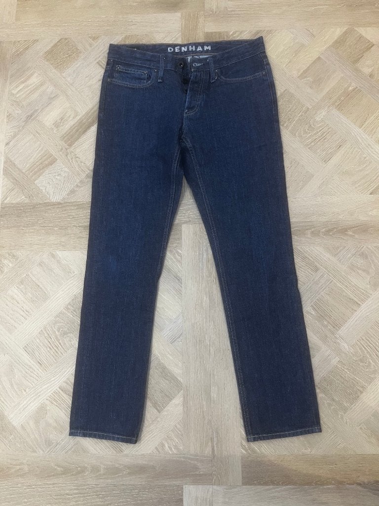 Denham razor heren W31 - L32 mooie staat!, Blauw, W32 (confectie 46) of kleiner, Ophalen of Verzenden, Zo goed als nieuw
