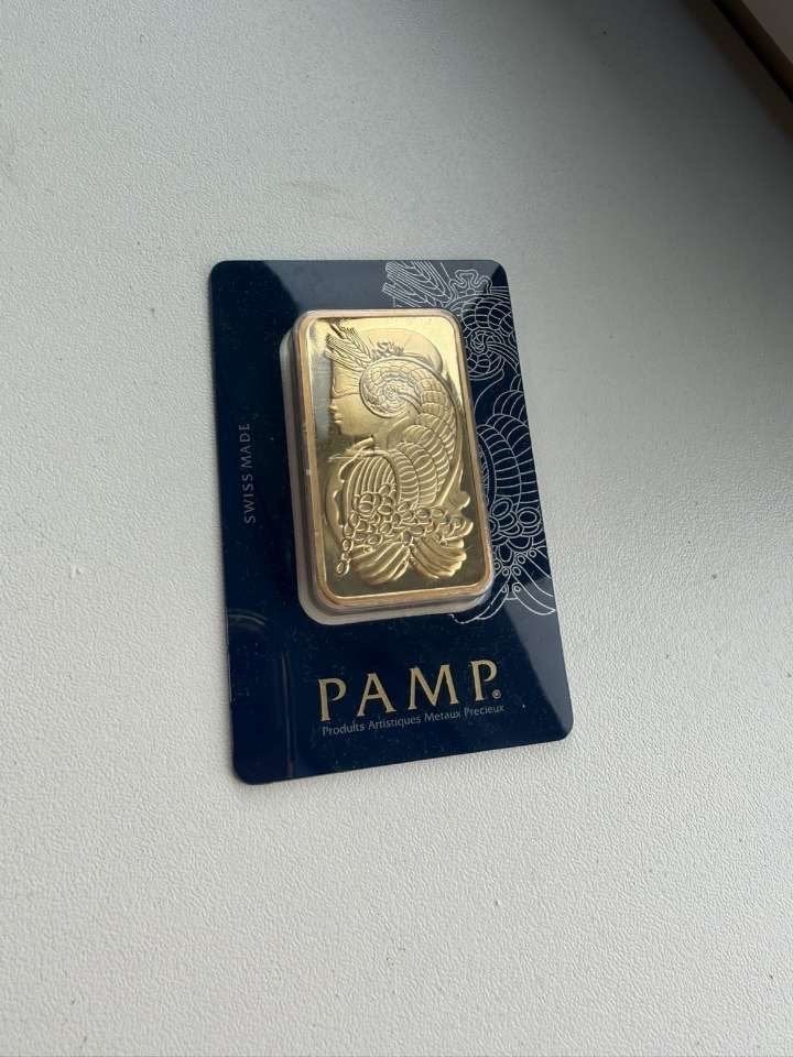 Pamp 100gr 24 karaat goud, Ophalen of Verzenden, Goud