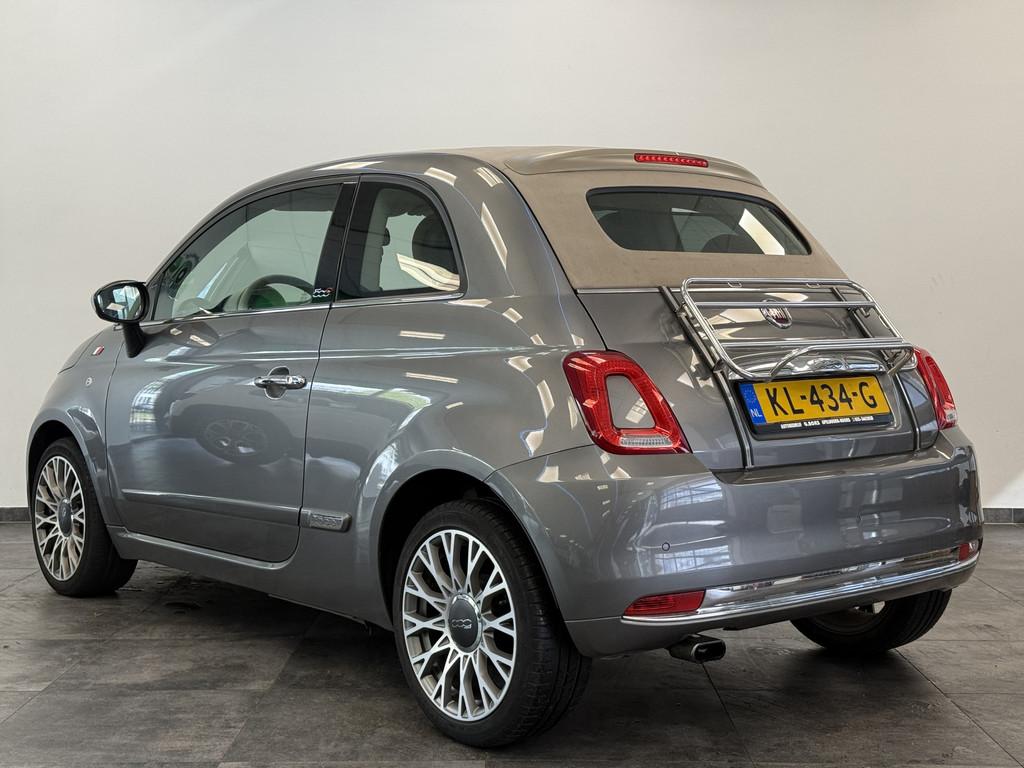Fiat 500C 0.9 TwinAir Turbo Lounge Climate control Navigatie, Gebruikt, Cabriolet, 26 km/l, Elektrische ramen