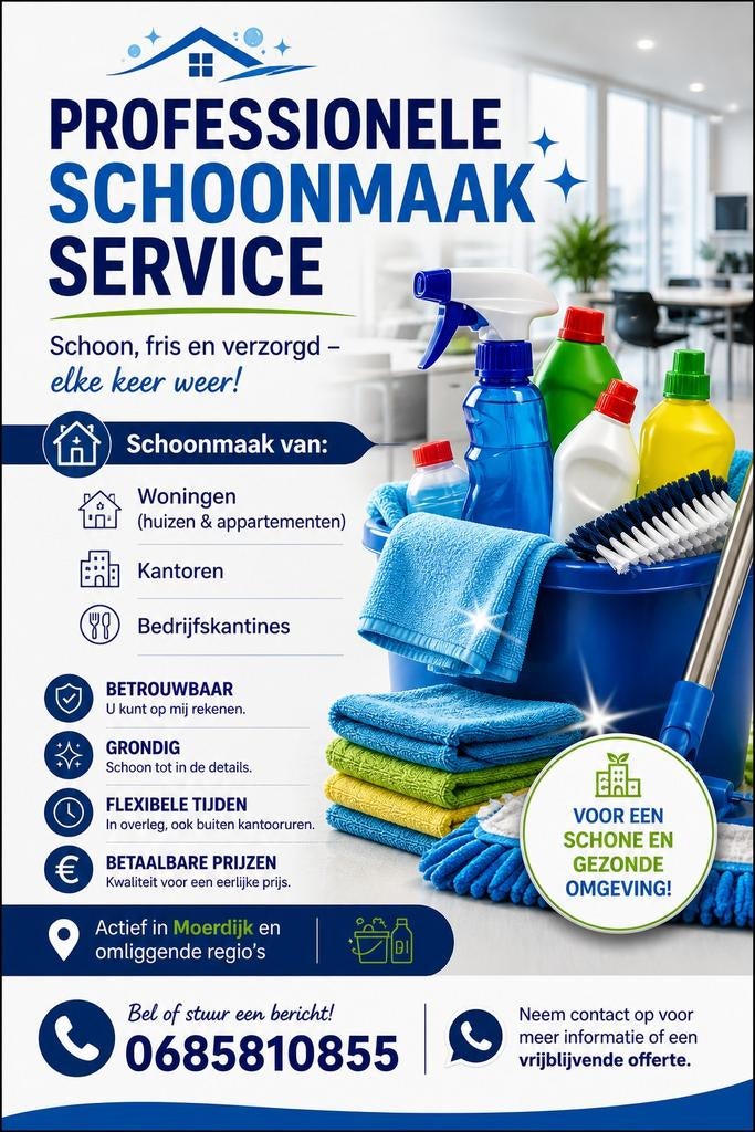 schoonmaker, Vacatures, Vacatures | Schoonmaak en Facilitaire diensten