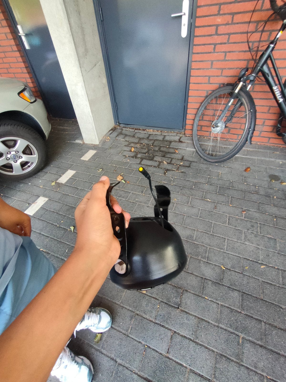Fietsvoorlicht met kabelaansluiting, Ophalen of Verzenden, Accu