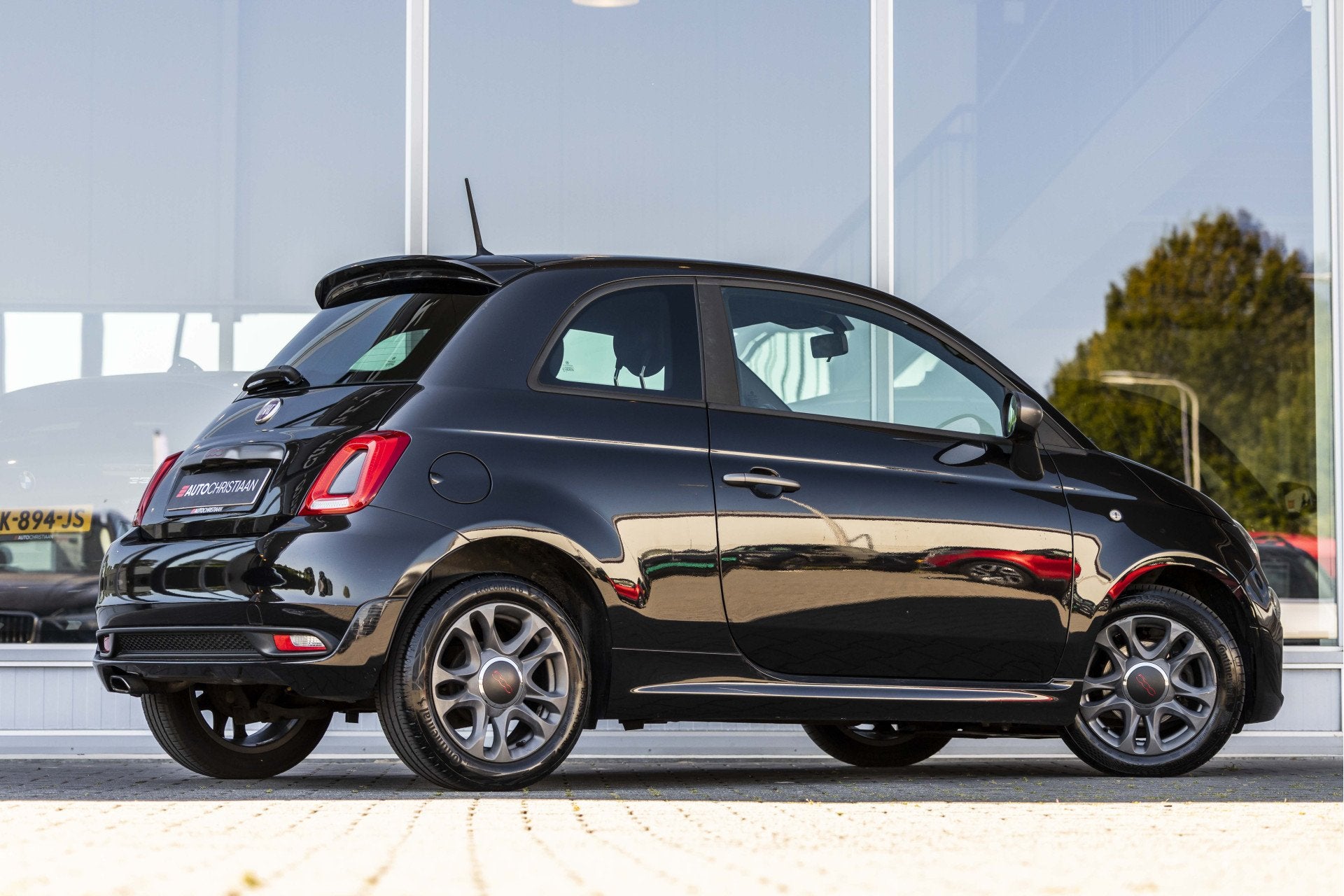 Fiat 500 0.9 TwinAir Turbo 500S | Navi | Leder | NL Auto, Auto's, Gebruikt, Leder en Stof, Origineel Nederlands, Bedrijf